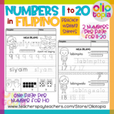Numbers 1 to 20 in Filipino