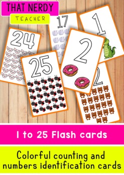Preview of Numbers 1 to 25 flashcards