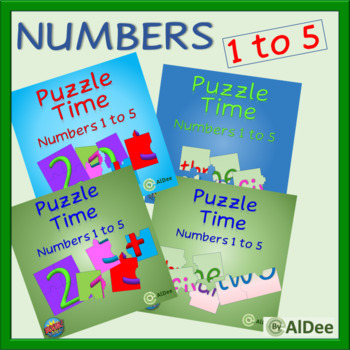 Preview of Numbers 1-5 NO PREP - Digital Resource