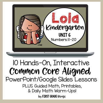 Preview of Numbers 11-20: Kindergarten Math Lessons, Guided Math, Worksheets & Math Talks