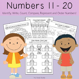 Numbers 11-20 Worksheets (Teen Numbers, Kindergarten Math)