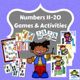 Numbers 11-20 ~ reinforcing tally marks, Base 10 and 20 Frame