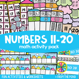 Numbers 11 to 20 {Math Activities Pack #21}