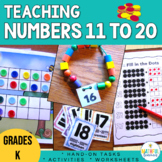 Composing and Decomposing Teen Numbers 11 to 20