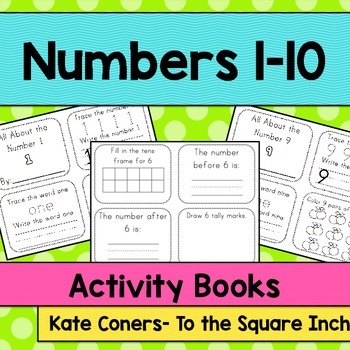 Preview of Number Activity Books