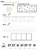 numbers 21 30 printable worksheets find write trace and glue