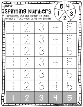 numbers by happy little kindergarten teachers pay teachers