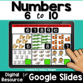 Numbers 6 to 10 Digital Activities for Google Classroom