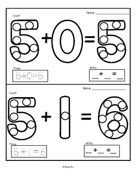 Numbers Addition Combinations of 5 and 10 - a Hands-on Interactive Activity