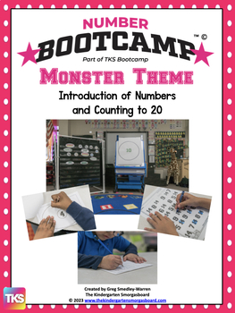 Preview of Number Bootcamp: Numbers and Counting 1-20 (Monster Theme)