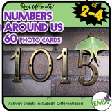 Numbers Around Us Photo Task Cards