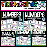 Numbers BUNDIE, Maht Flashcards