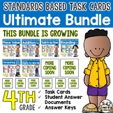 Math Task Cards for 4th Grade GROWING BUNDLE