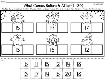 before and after numbers 1 100 one more one less worksheets by my