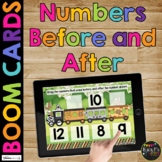 Numbers Before and After Boom Cards™ up to 20 for Kinderga