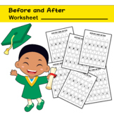 Numbers Before and After Worksheets
