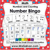 Numbers Bingo Learn Numbers Subatizing Counting Place Value