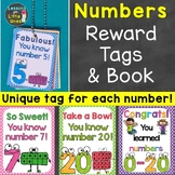 Numbers Reward Tags & Book (Unique Reward Tags for Numbers 0-20)