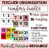 Numbers Bundle | Classroom | Classroom Management | Classr