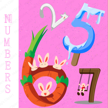 Preview of Numbers Clip Art