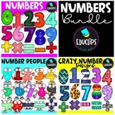 Numbers Clip Art Bundle {Educlips Clipart}