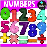 Numbers Clip Art Set {Educlips Clipart}