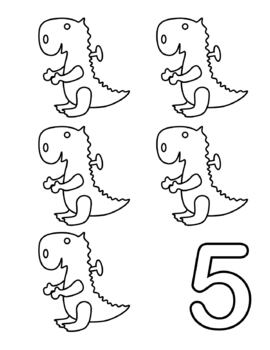 Numbers Coloring Pages Coloring Book For Toddler And Preschool 1 To 10