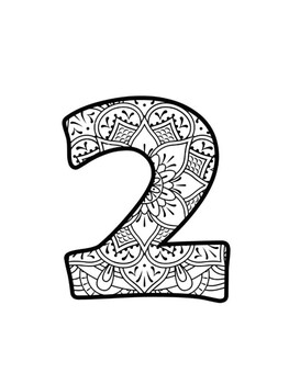 Numbers Coloring Pages for Kids by Colorprenuer | TpT