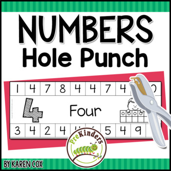 Preview of Numbers & Counting Hole Punch Cards