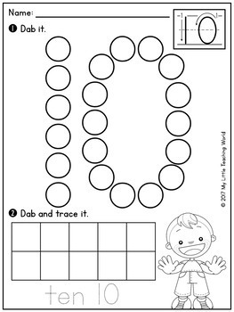 numbers worksheets 0 20 by my little teaching world tpt