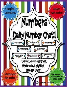 Preview of Numbers - Daily Number Chat - CCS Aligned