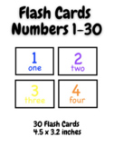 Numbers Flash Cards 1-30