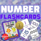 English Number Words Flashcards - Great for Online ESL Classes