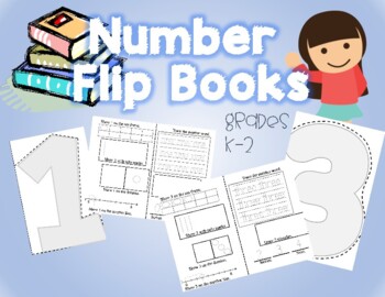 Preview of Numbers Flip Book 1 - 10 Interactive Notebooks