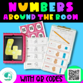 Number Recognition Activity with QR Codes (1-20) Math Center