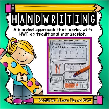 Handwriting without Tears HWT Inspired MEGA BUNDLE by 2 Learn Play and Grow