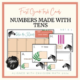 enVision Math 8.2 First Grade Numbers Made with Tens Task Cards