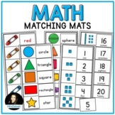 Numbers Matching Mats 1 - 20 Colors and Shapes