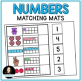 Numbers Matching Mats Practice Counting and Addition