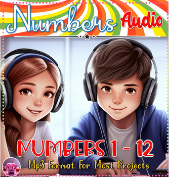 Preview of Numbers Mp3 Audio for Projects And More