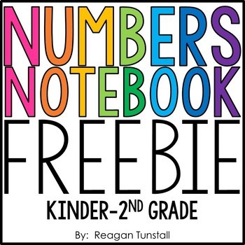Preview of Numbers Notebook Freebie
