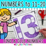 Teen Numbers | Number Recognition Printables 11-20 | Kinde