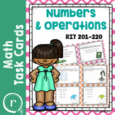 NWEA MAP Prep Math Practice Task Cards Numbers & Operation