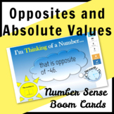 Numbers, Opposites and Absolute Values