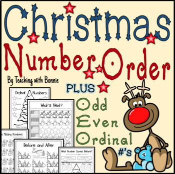 Christmas Even & Odd Numbers Assessment