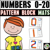 Numbers Pattern Block Mats 0-20