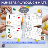 Numbers Playdough Mats - Commercial Use Allowed