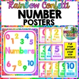 Rainbow Numbers Posters 0-10