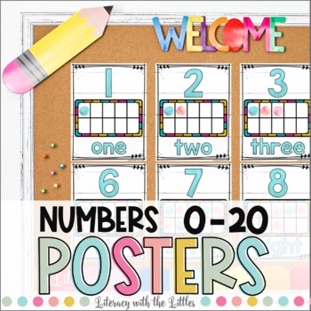 Preview of Numbers Posters | Classroom Decor