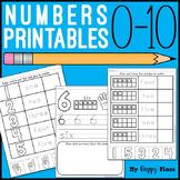 Numbers Printables: Counting &  Cardinality Practice for Kindergarten
